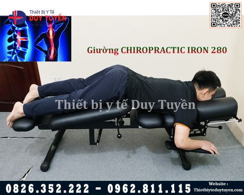 Giường Tác Động Cột Sống 3 Khúc Chiropractic IRON 280