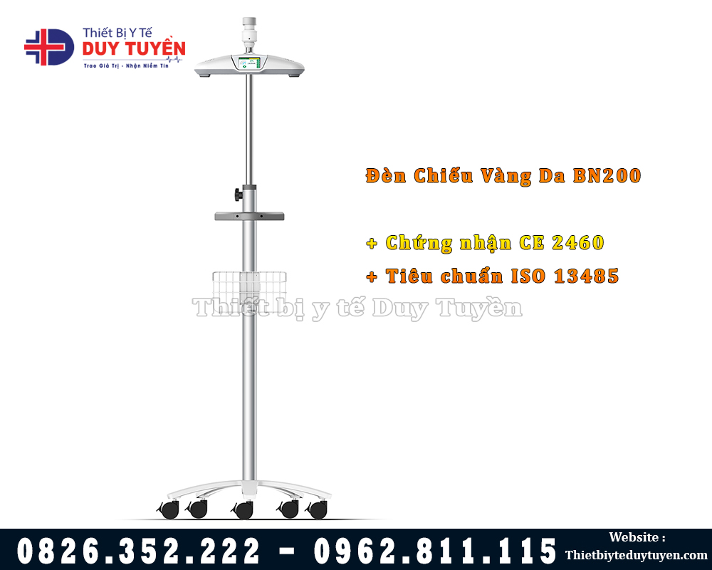 đèn chiếu vàng da di động trẻ em