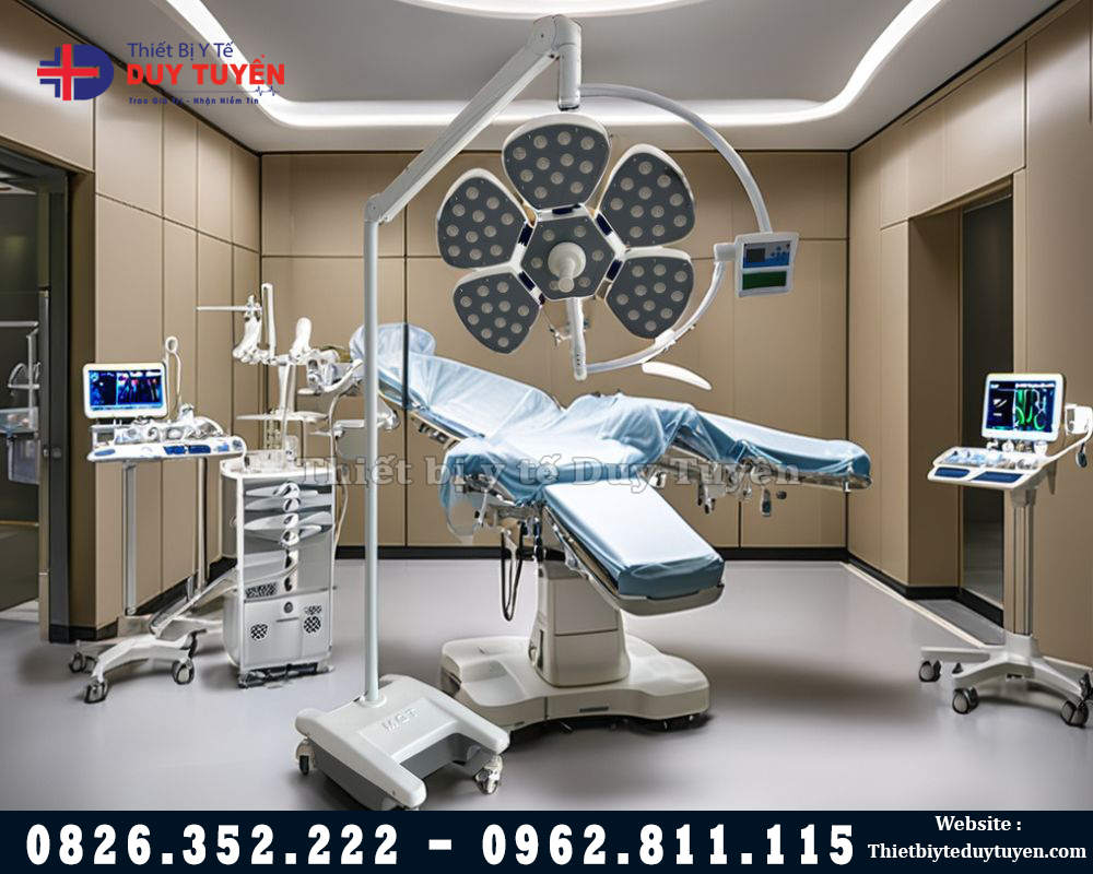 đèn mổ di động 5 cánh hoa mai