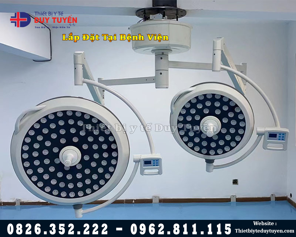 đèn phẫu thuật 2 nhánh