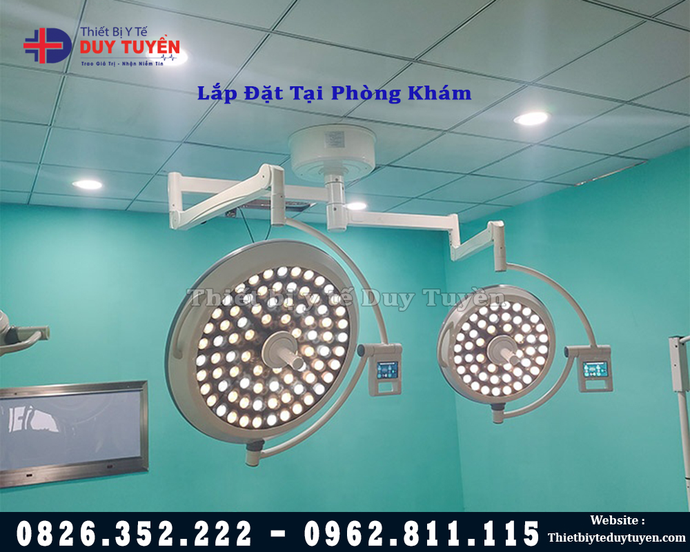 lắp đặt đèn phẫu thuật