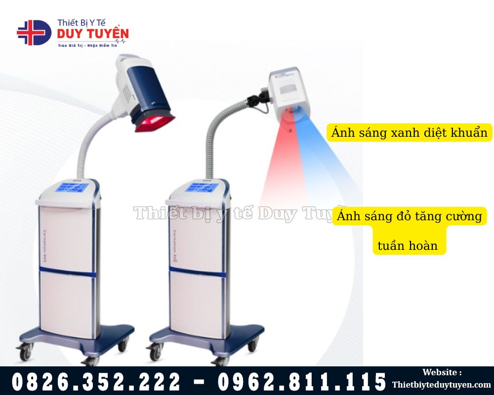 đèn chiếu chữa lành vết thương hở