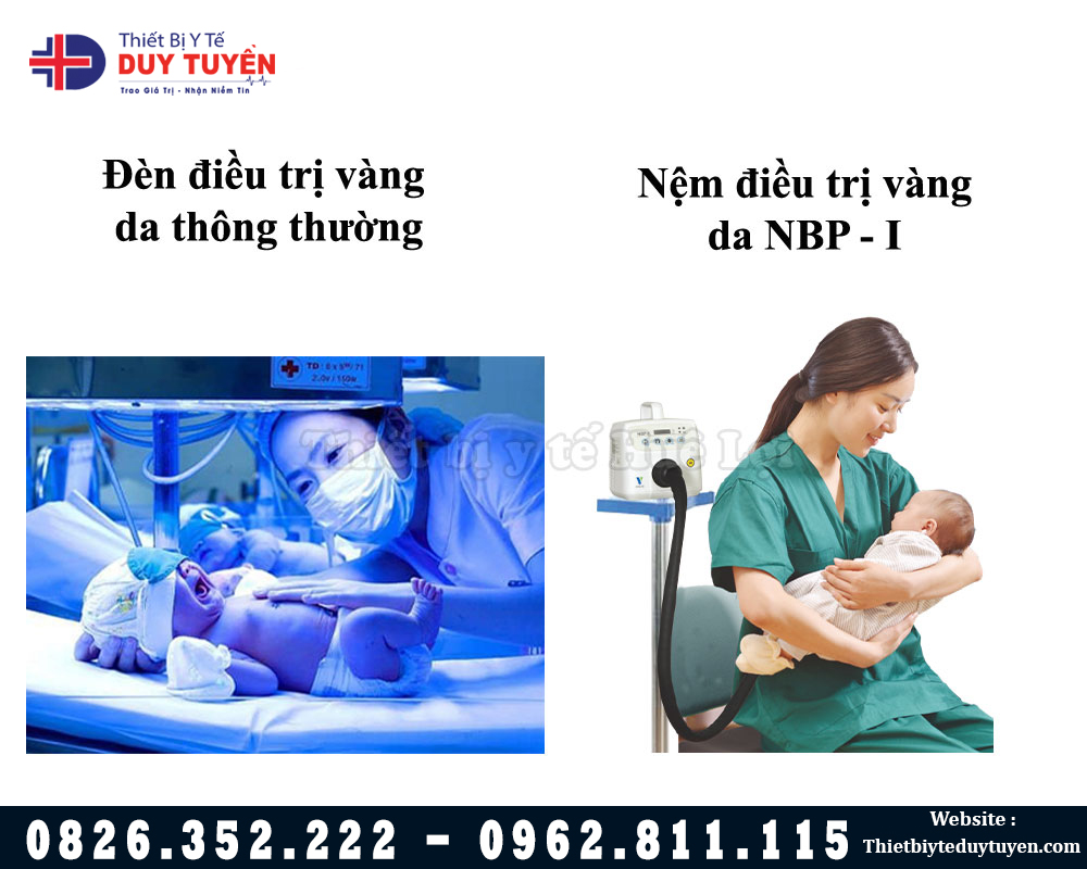 Ưu điểm của đệm điều trị vàng da