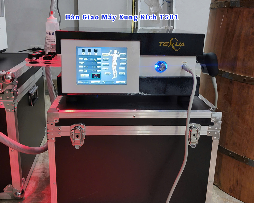 bàn giao máy xung kích t501