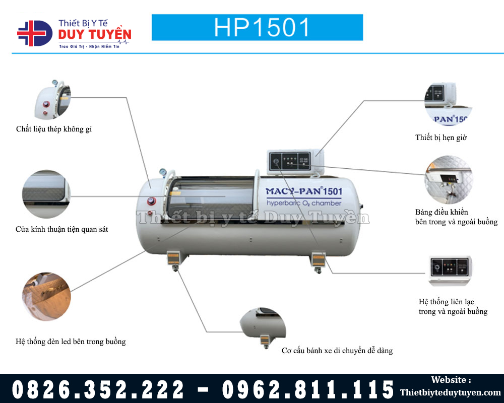 ứng dụng buồng OXY cao áp