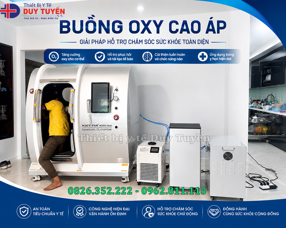 Buồng oxy cao áp đơn HE5000mini