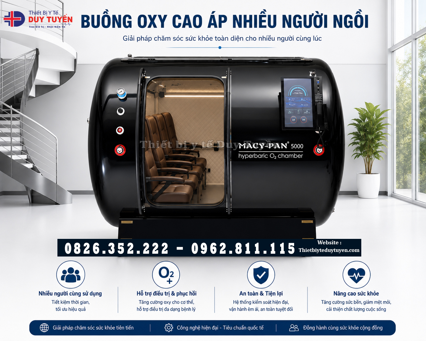 HE5000 buồng oxy cao áp