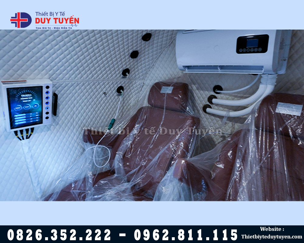 lắp đặt buồng oxy cao áp