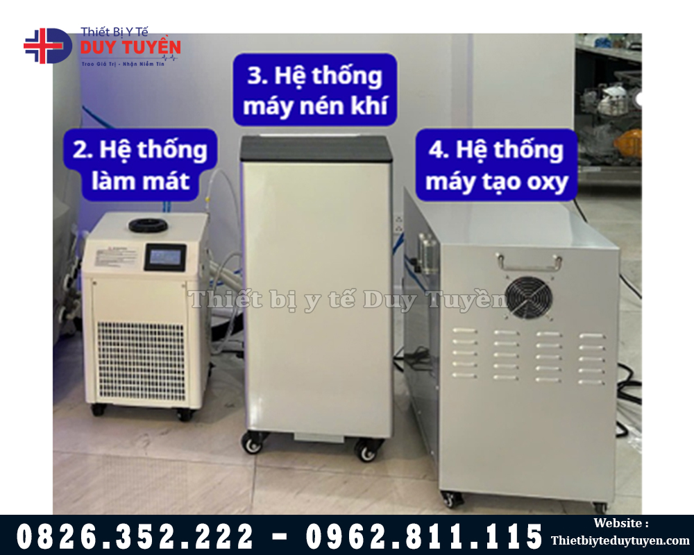 máy tạo oxy áp lực cao