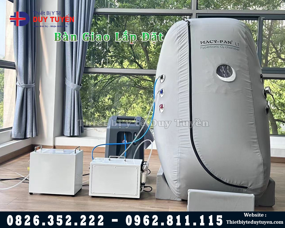 bàn giao buồng oxy cao áp L1