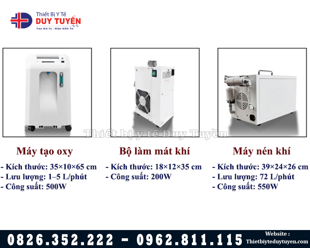 máy tạo oxy buồng oxy tăng áp