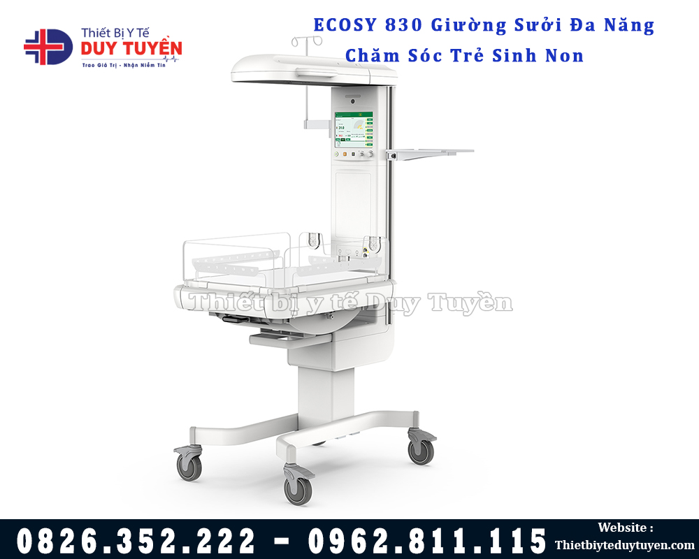 giường sưởi cấp cứu trẻ em sinh non