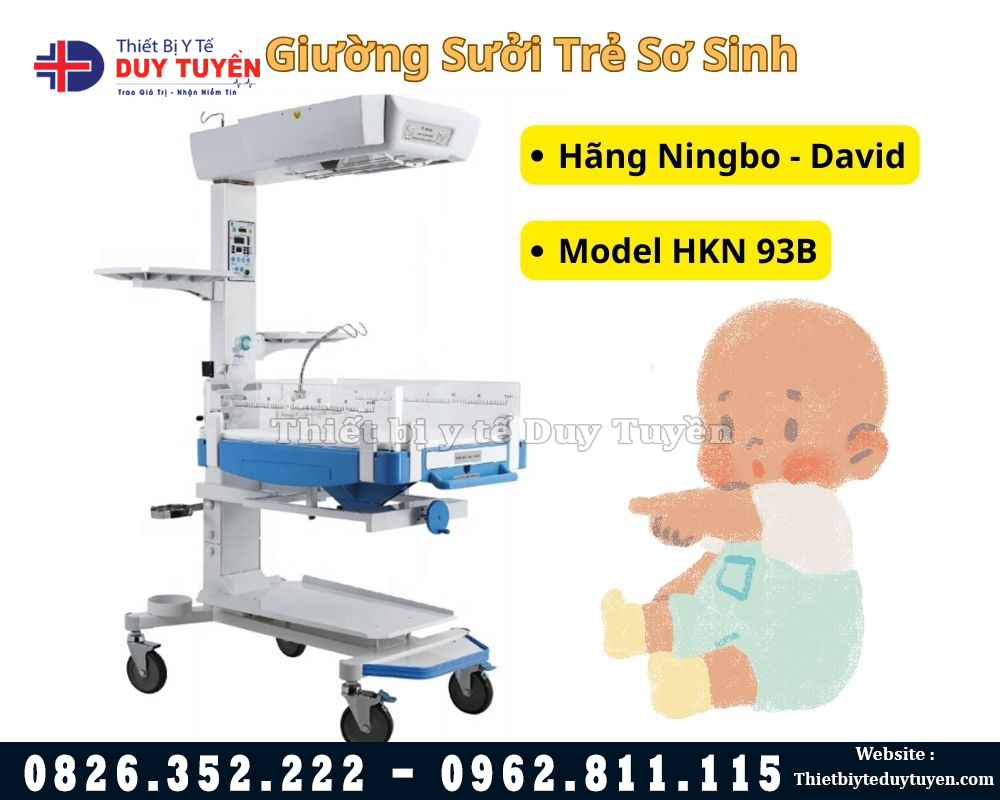 giường sưởi trẻ sơ sinh hồi sức nhi khoa