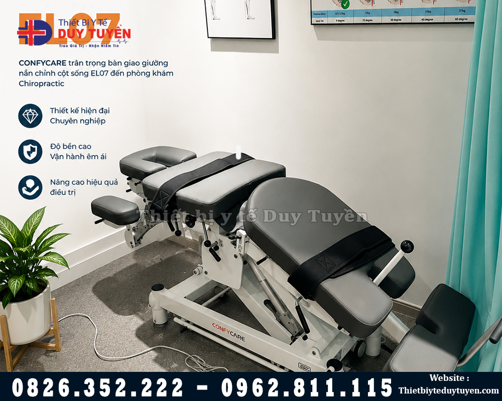 Bàn giao giường tác động cột sống EL07