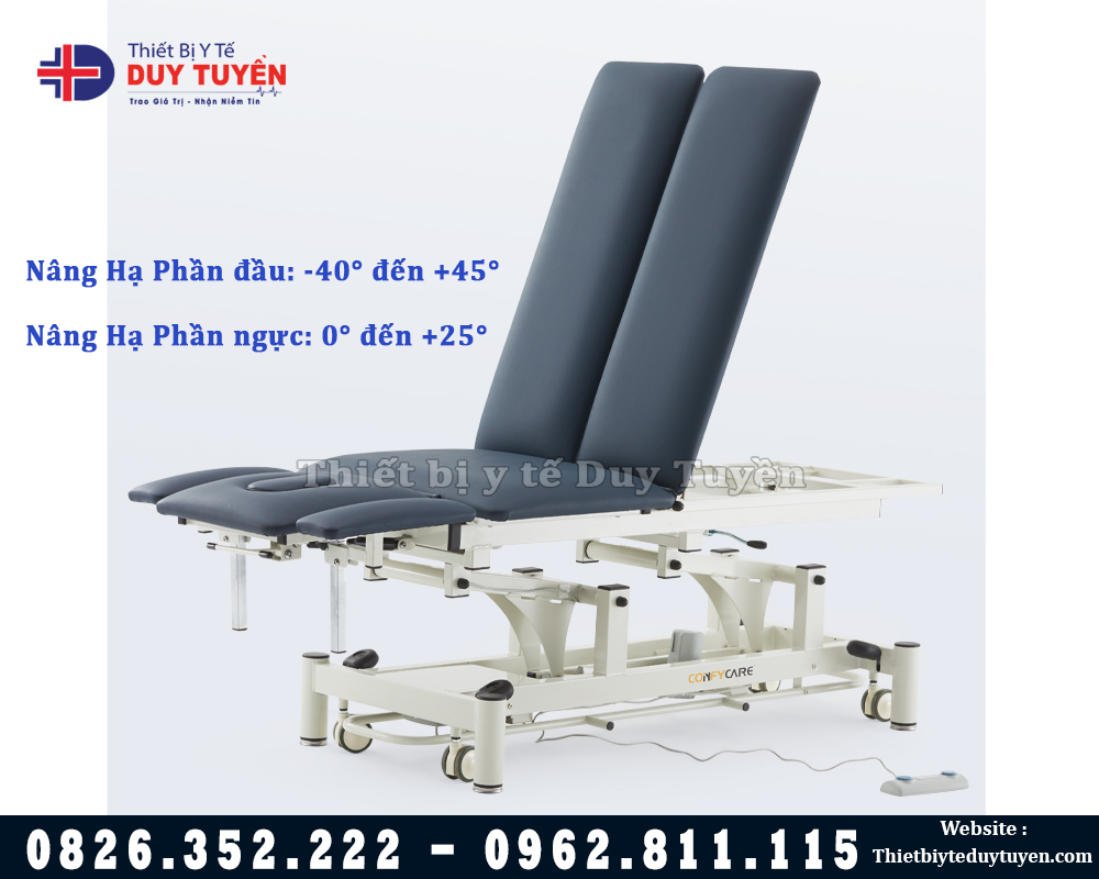 giường trị liệu nâng hạ điện