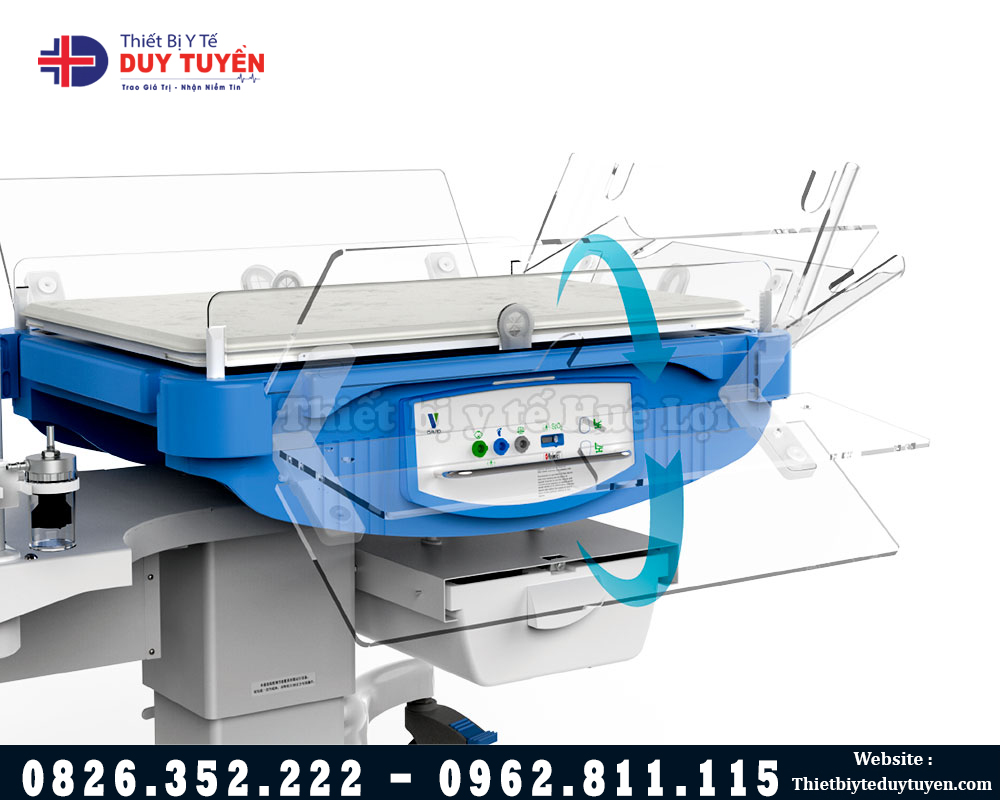 máy sưởi ấm trẻ sơ sinh tích hợp quang trị liệu HKB 2500A
