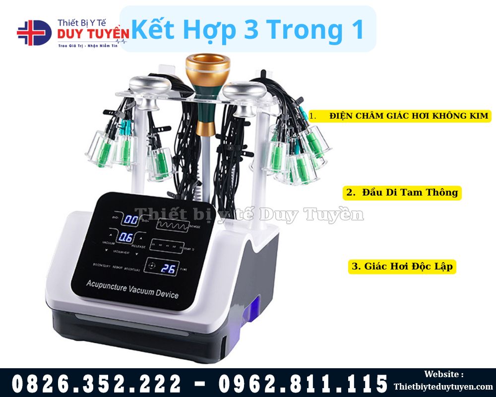 máy giác hơi không kim 3 trong 1