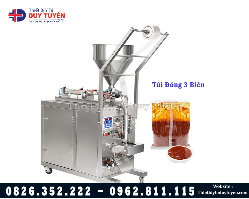 máy đóng túi nước sốt hoặc nước mắm
