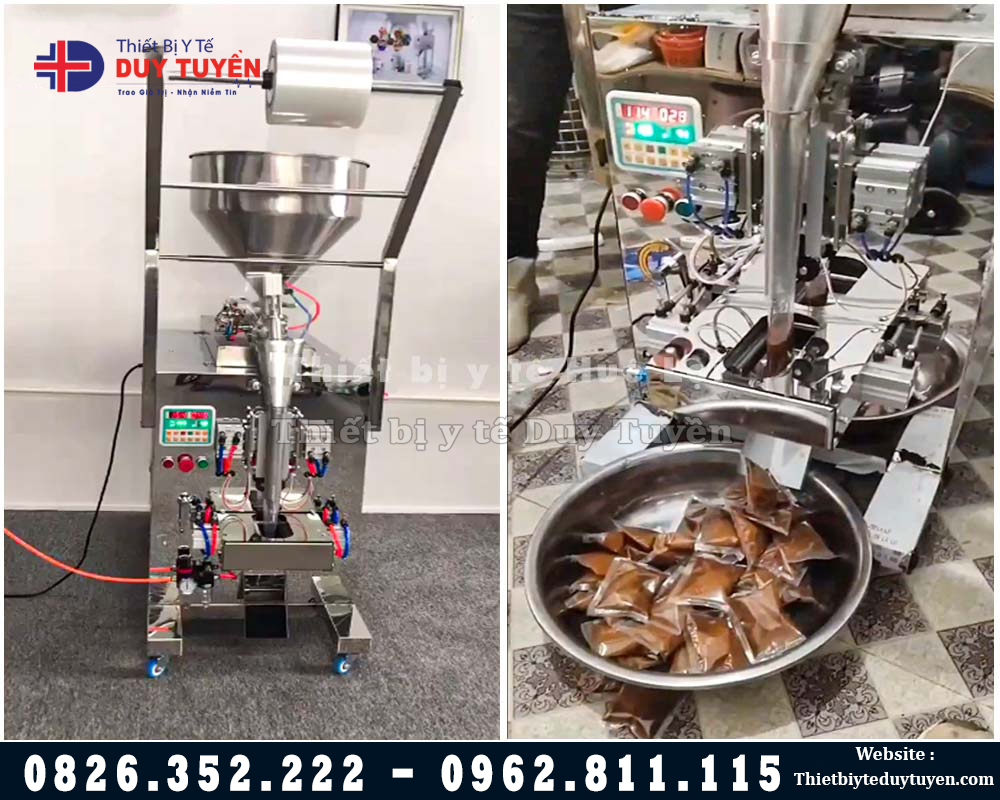 máy đóng túi nước sốt sa tế