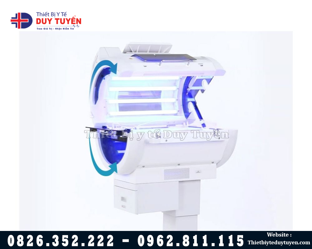 máy chiếu giảm bilirubin trẻ nhỏ