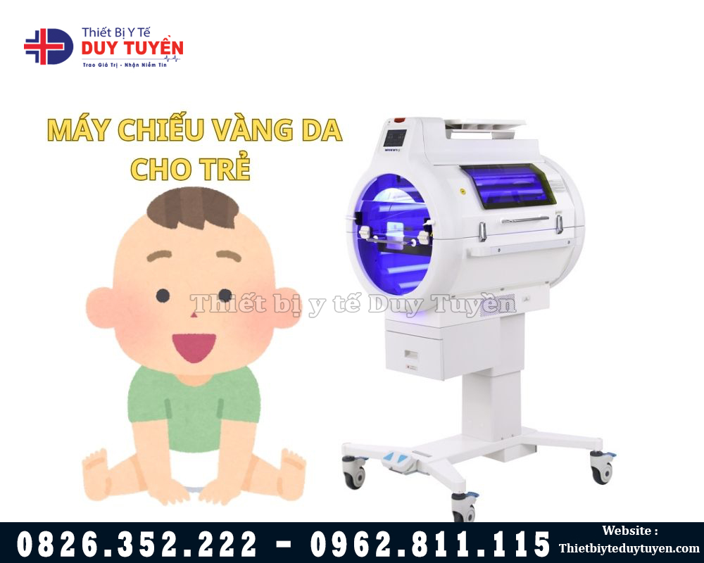 máy chiếu vàng da trẻ sơ sinh