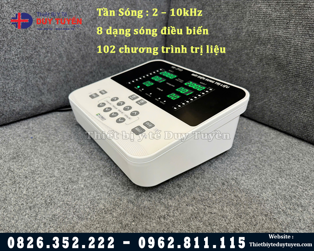 máy điện xung 2 kênh cao cấp