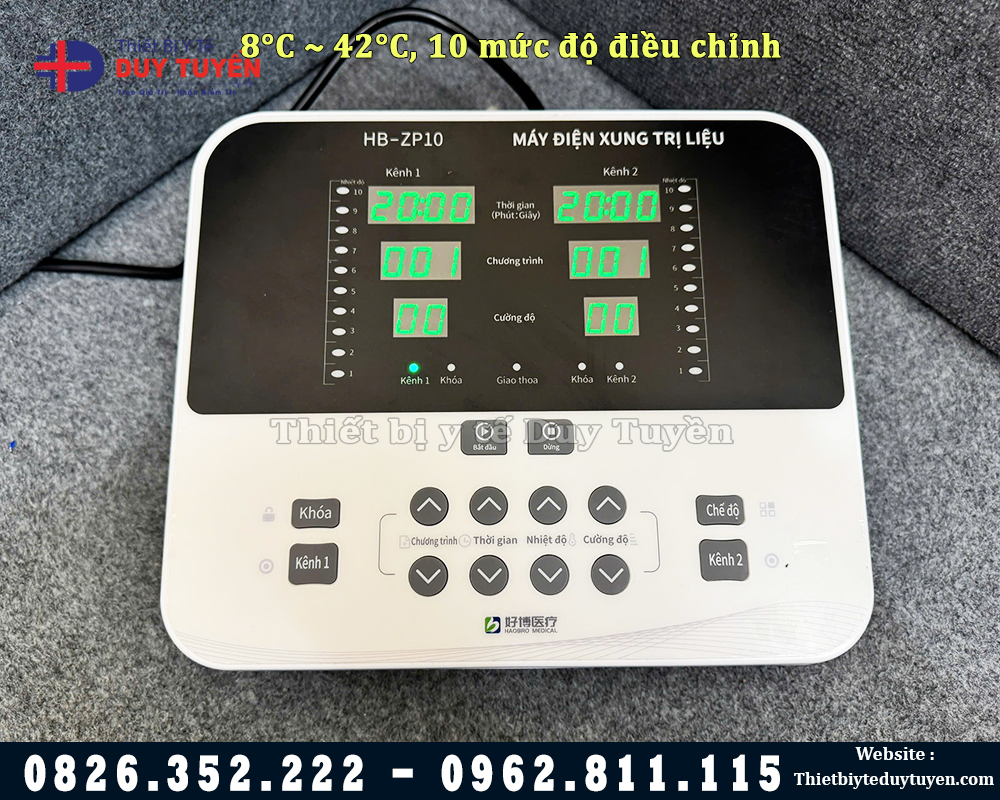 máy điện xung 2 kênh giao thoa