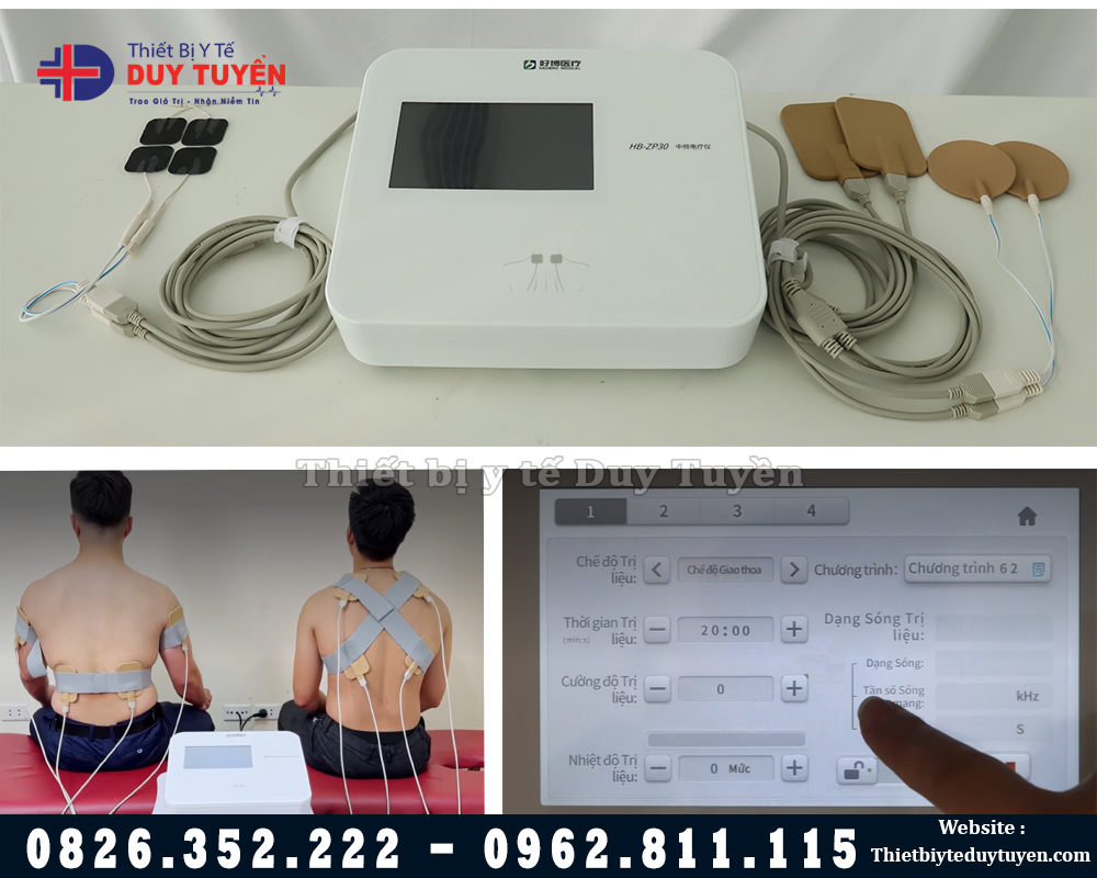 Haobro HB ZP30 máy điện xung trị liệu giao thoa