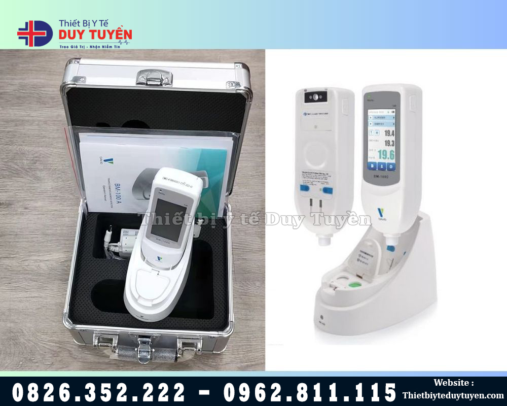 đo độ vàng da trẻ sơ sinh di động