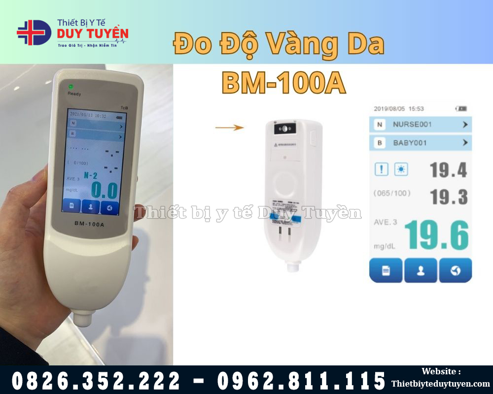 máy đo độ vàng da cầm tay