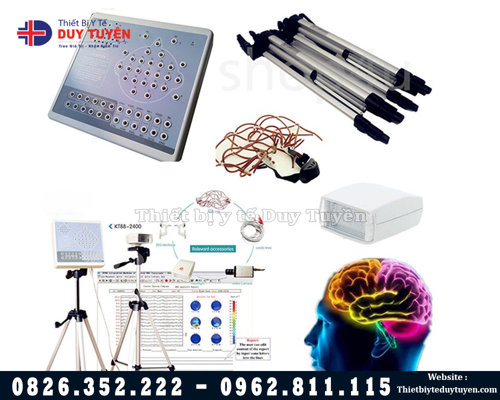 máy đo điện não đồ chính hãng 24 kênh