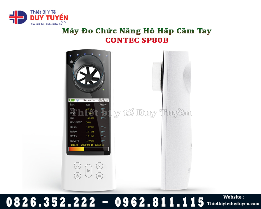 CONTEC SP80B máy đo chức năng hô hấp cầm tay