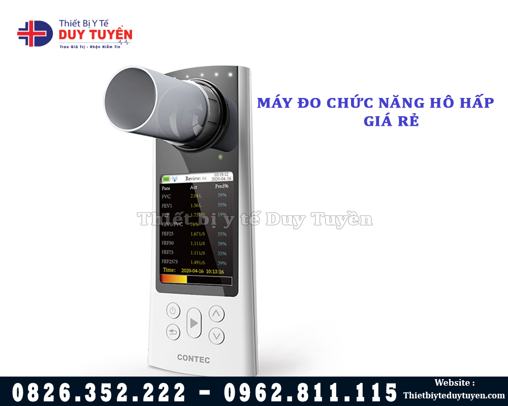máy đo chức năng hô hấp giá rẻ