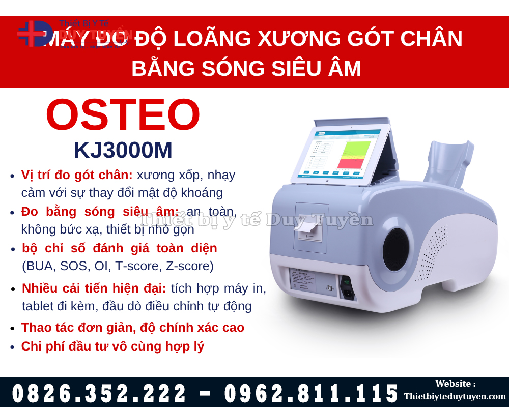 Osteo J3000M đo mật độ xương
