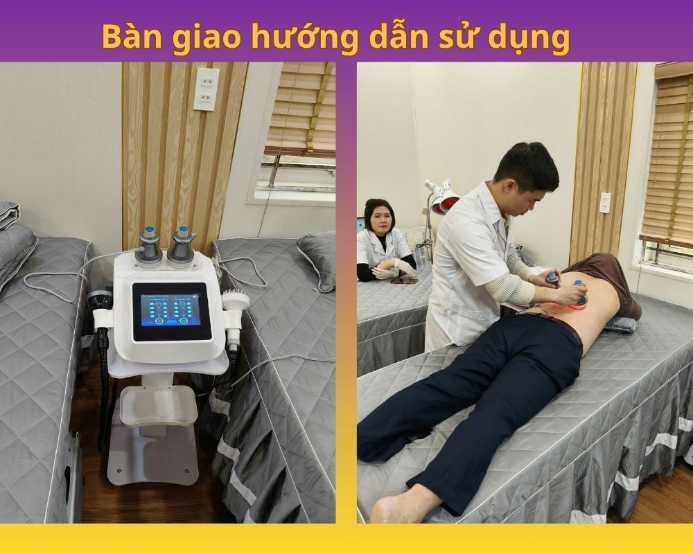 bàn giao hướng dẫn sử dụng máy dds 5