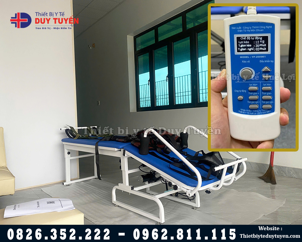 giường kéo giãn điện điều khiển tiếng việt