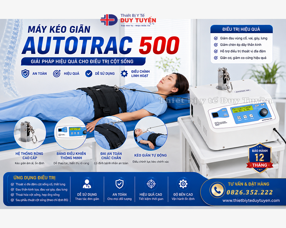Kéo giãn cột sống lưng