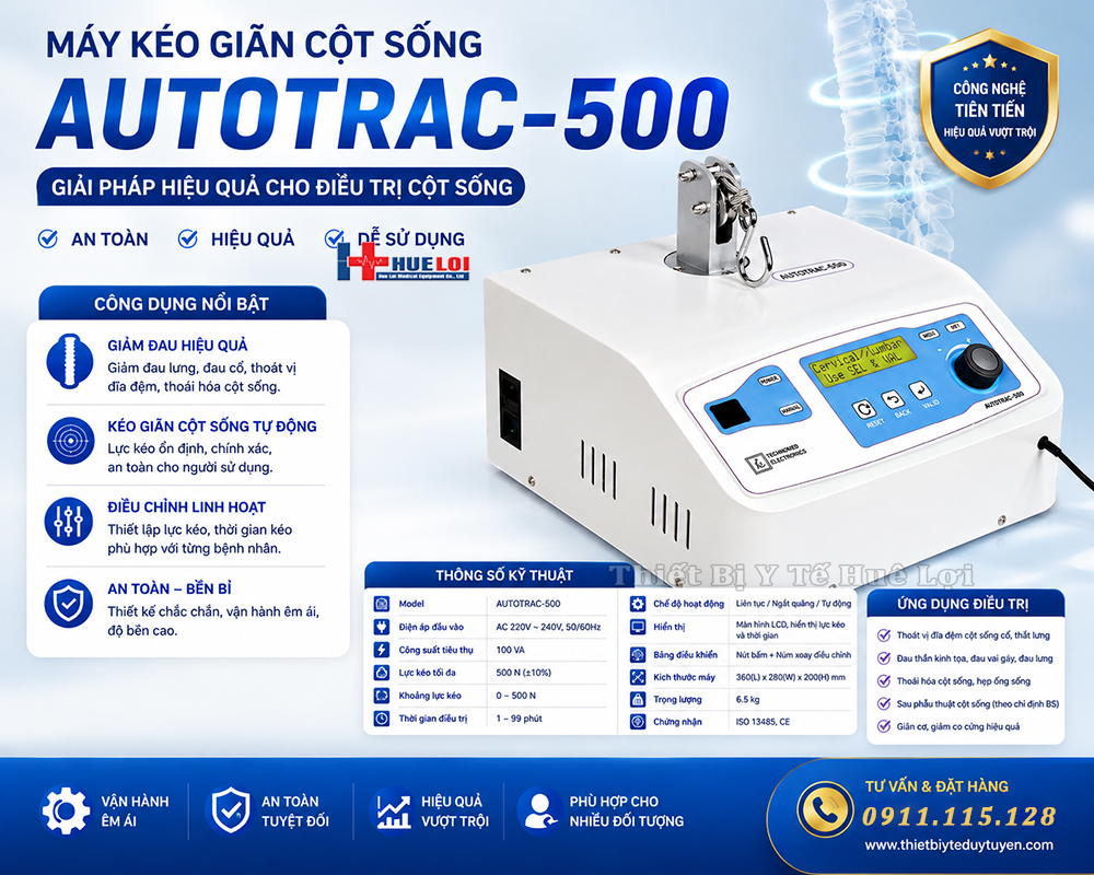 Máy kéo giãn cột sống cao cấp