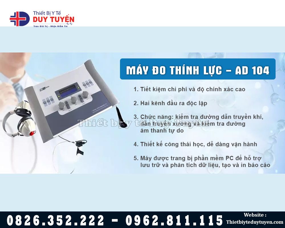 máy đo thính lực 2 kênh