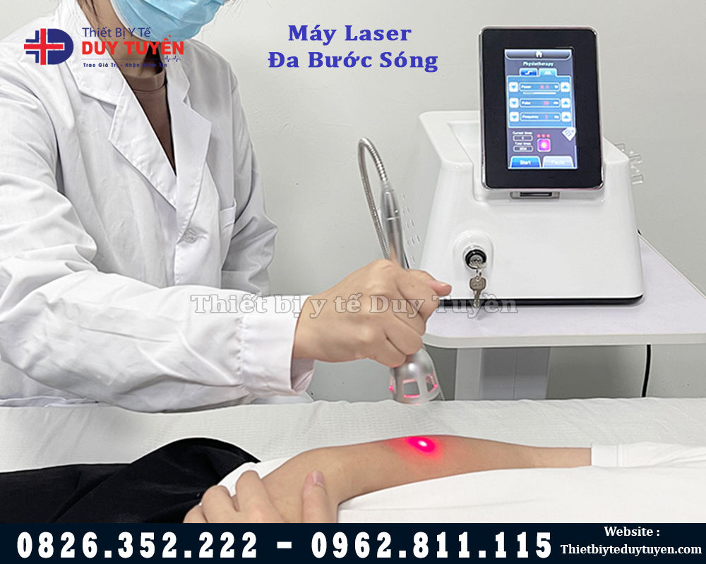 máy laser đa bước sóng