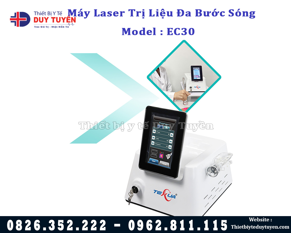 máy laser trị liệu đa bước sóng