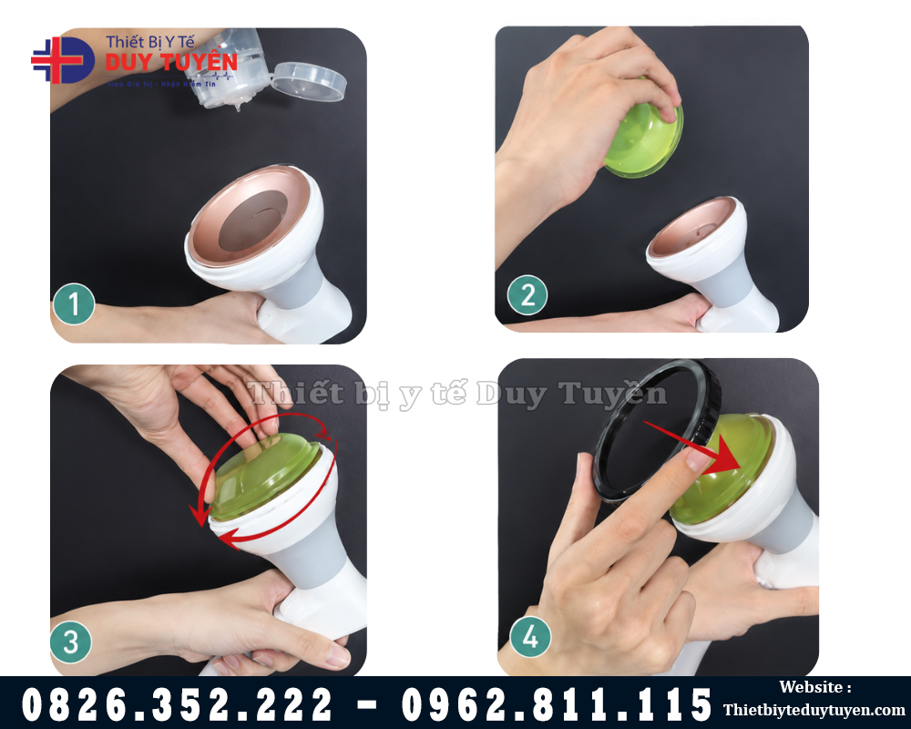 4 bước thay đầu máy xung kích