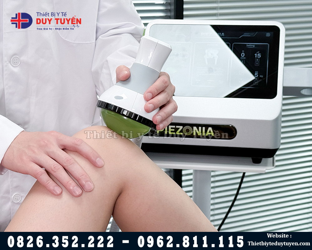 sử dụng máy xung kích hội tụ Piezonia 