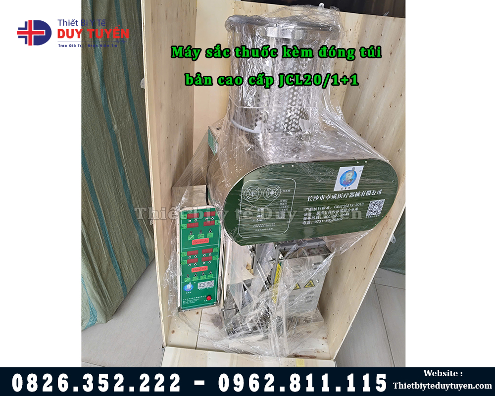 máy sắc thuốc đóng túi đông y cao cấp YJCL20/1+1