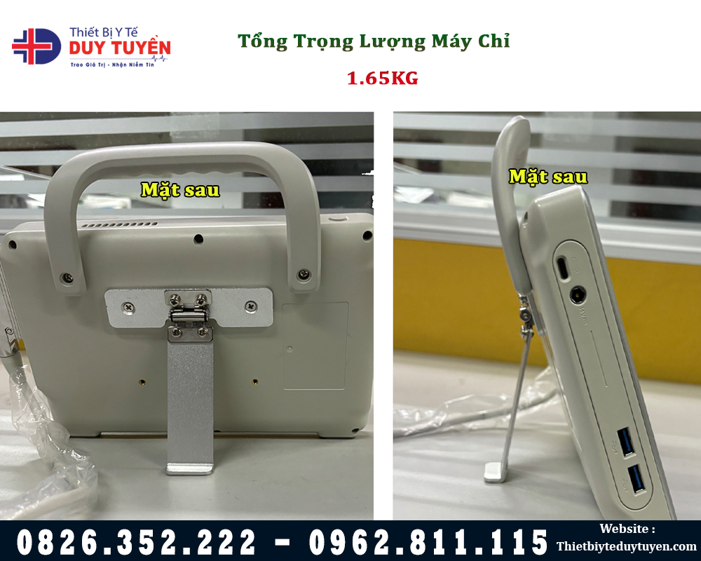 máy siêu âm cực nhỏ gọn khi đi khám tuyến