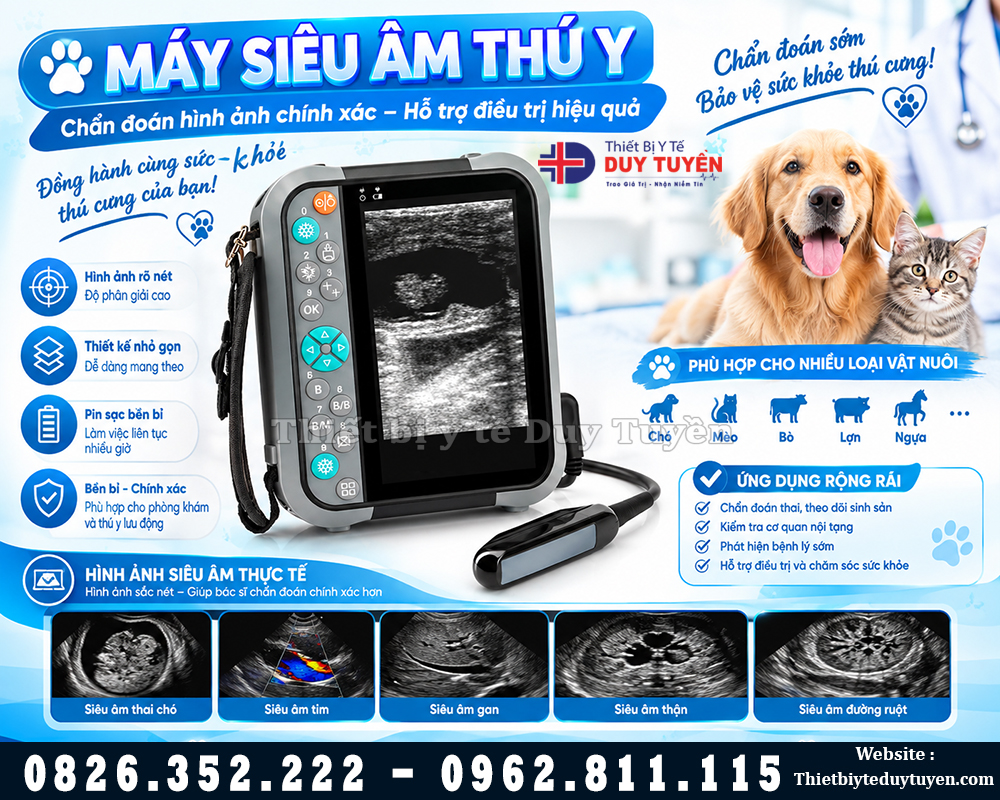 máy siêu âm gia súc di động