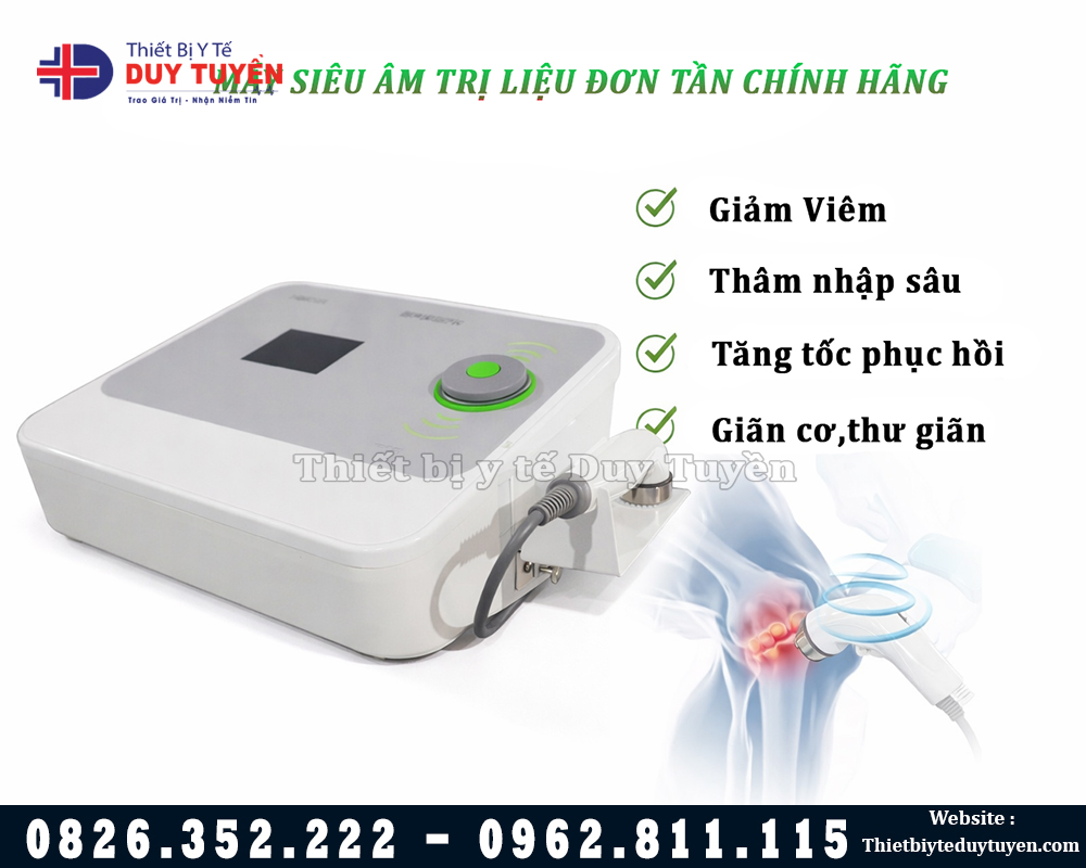máy siêu âm 1 tần số chính hãng
