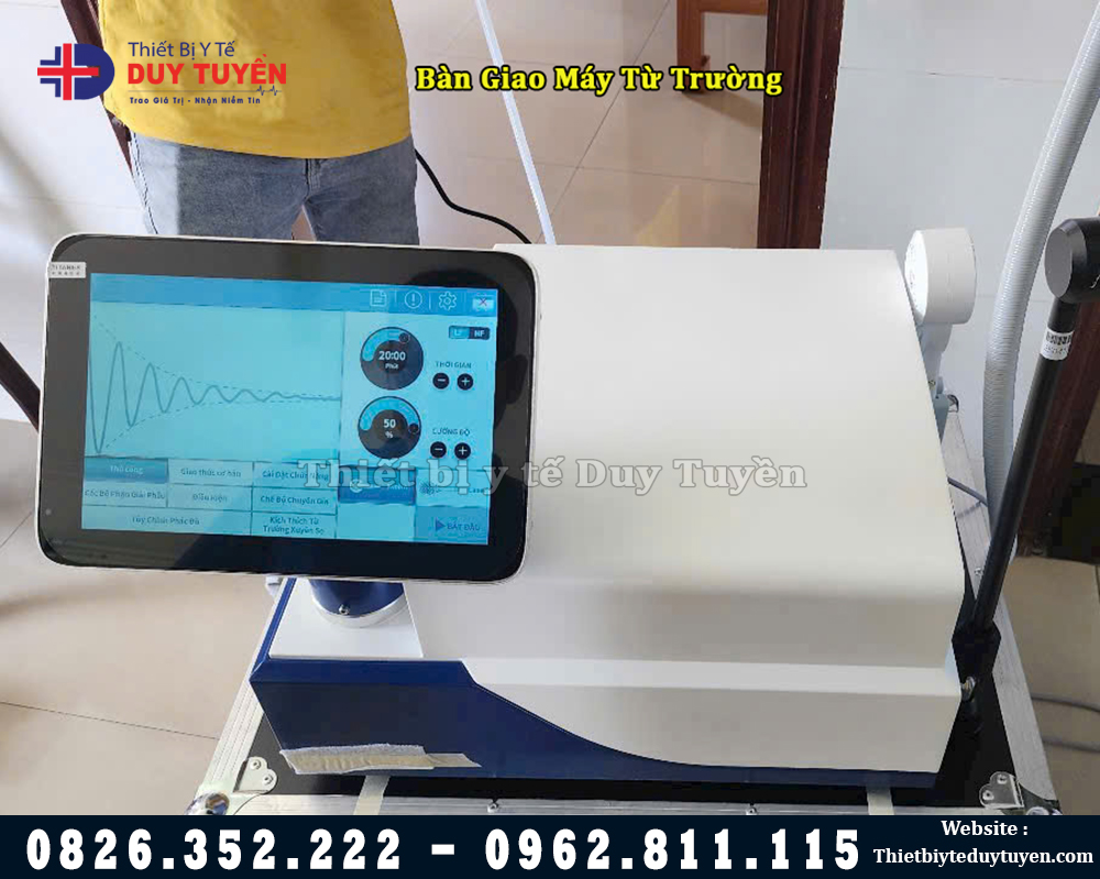 hướng dẫn bàn giao máy từ trường trị liệu