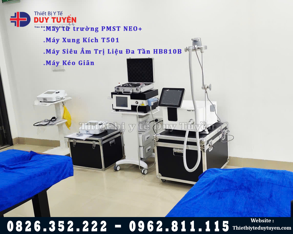 Bàn giao máy vật lý trị liệu