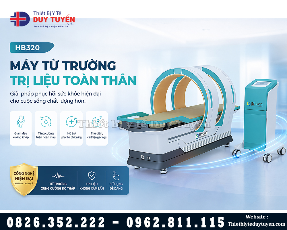 máy từ trường trị liệu toàn thân chính hãng